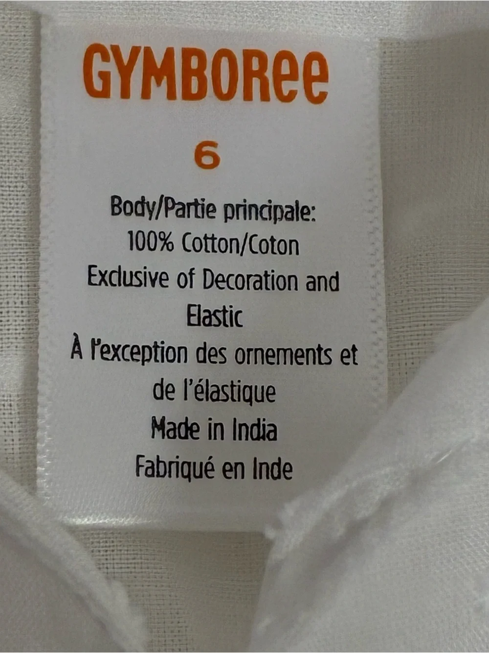 Gymboree girls size